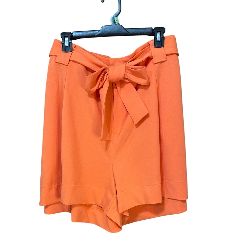 NWOT Plus Size Curations Orange Bow-Tie Shorts